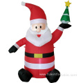 Holiday inflatable Santa for Christmas decoration
